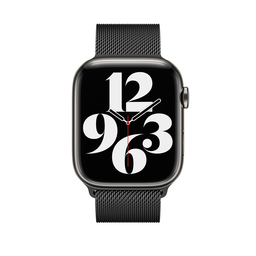 Black Magnetic Milanese Loop for Apple Watch