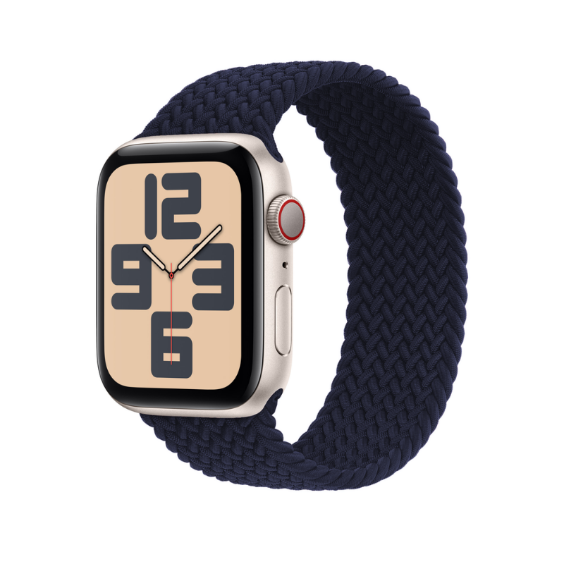 Charcoal Braided Solo Loop for Apple Watch - Full View