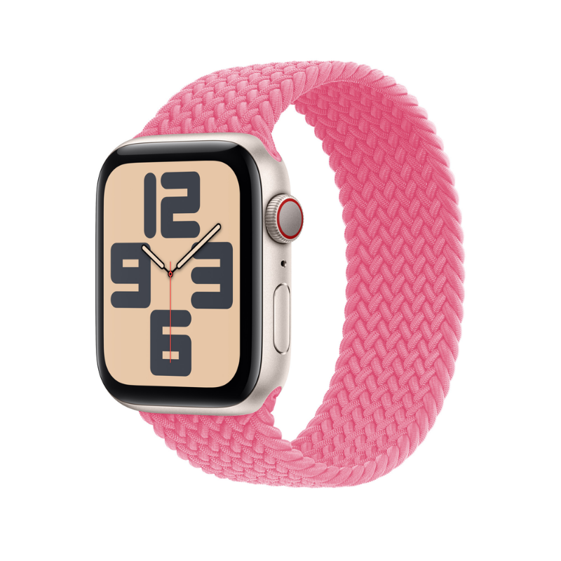Flamingo Braided Solo Loop for Apple Watch - Full View