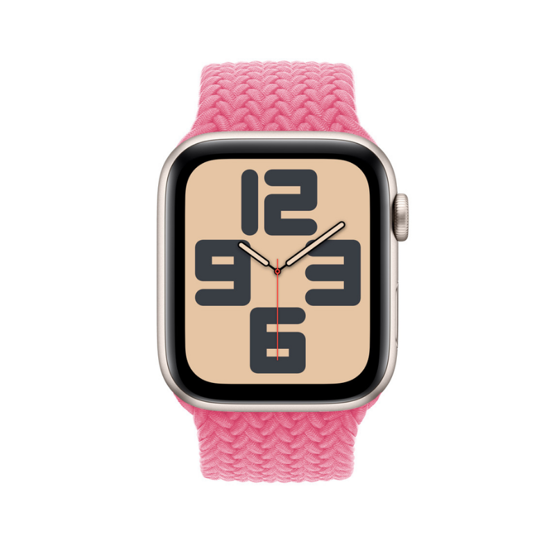 Flamingo Braided Solo Loop for Apple Watch - Side View