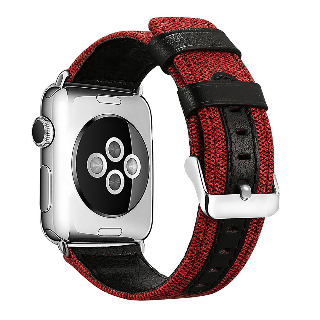 Fabric Leather Strap for Apple Watch