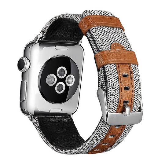 Fabric Leather Strap for Apple Watch
