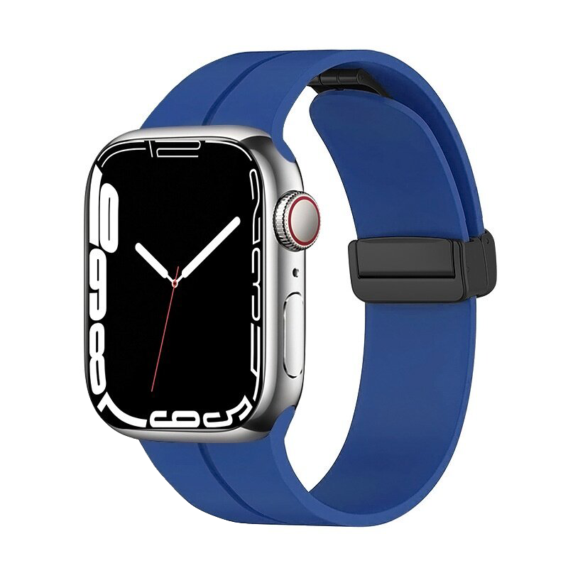 Magnetic Silicone Buckle Band for Apple Watch