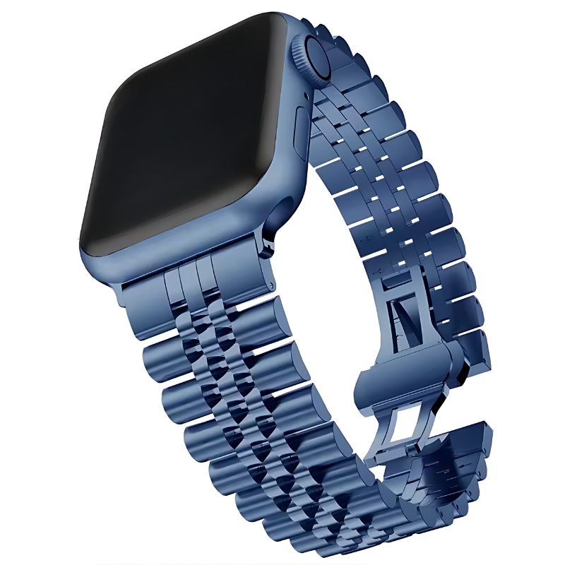Blue Jubilee Band for Apple Watch Front View