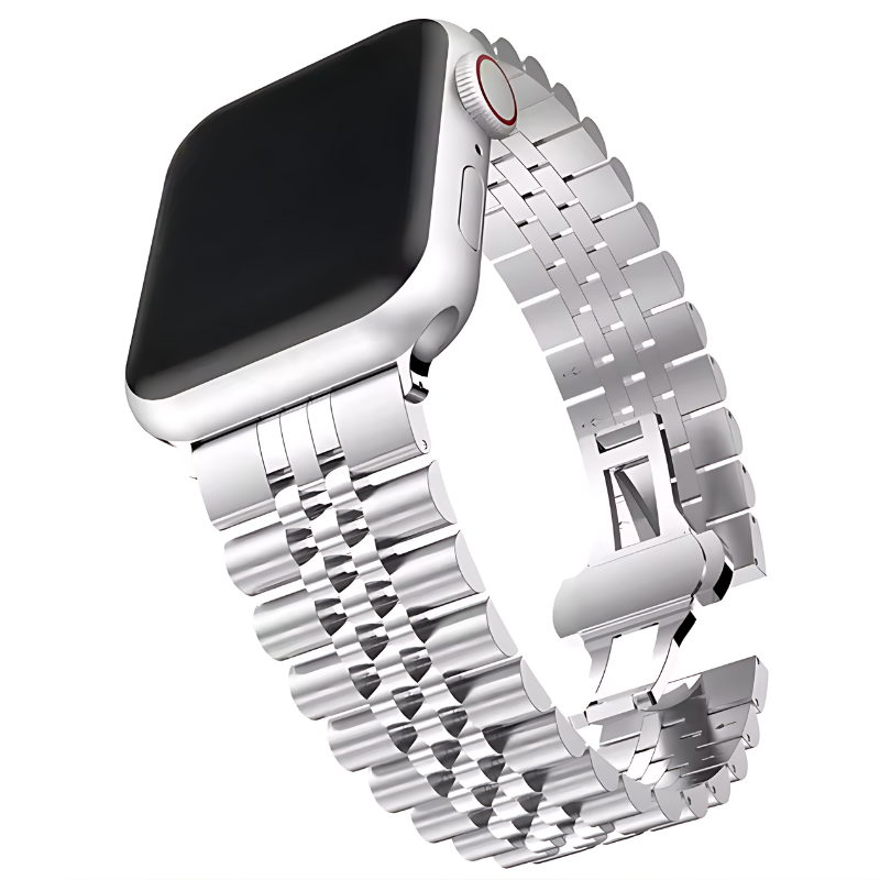 Silver Jubilee Band for Apple Watch Front View