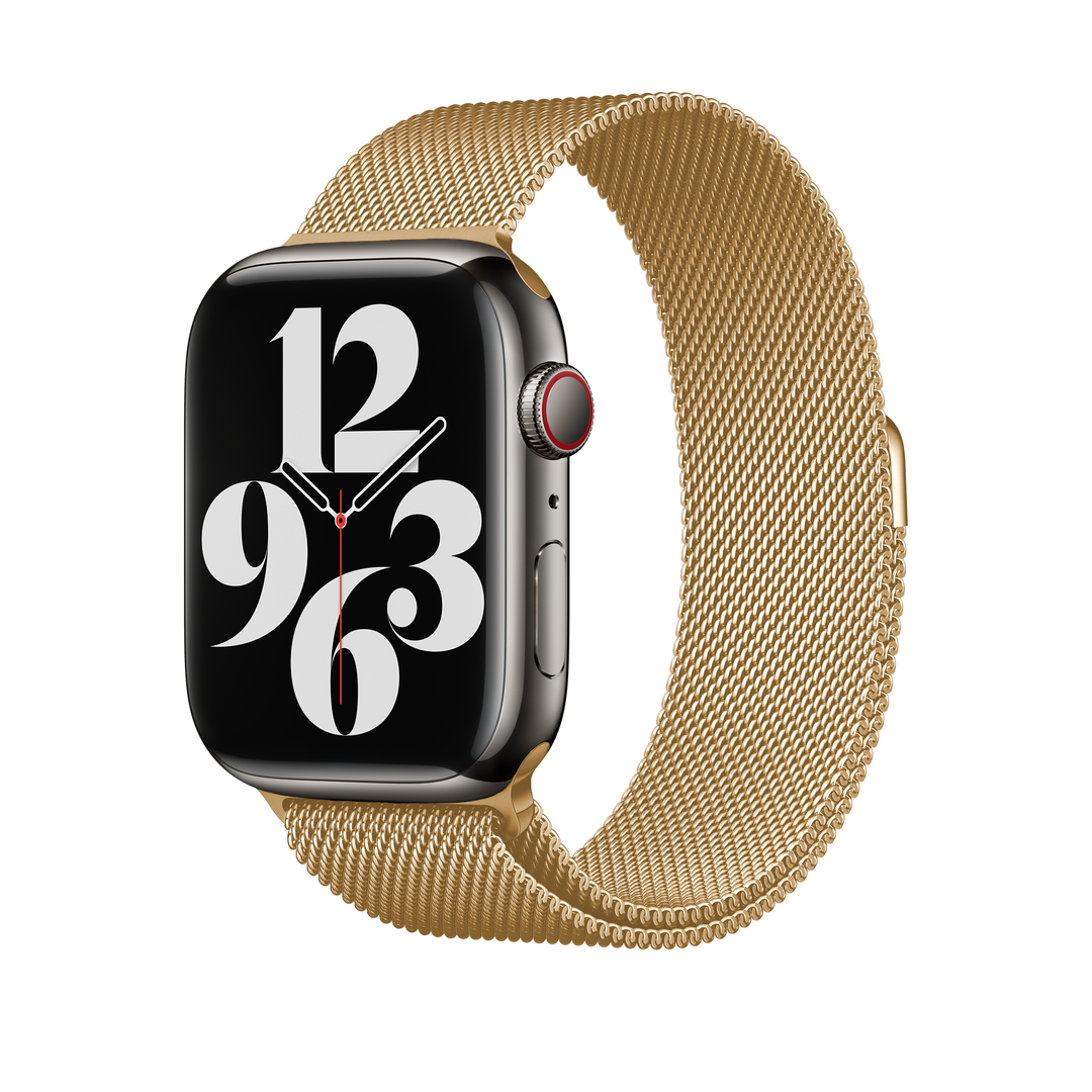Gold Magnetic Milanese Loop for Apple Watch