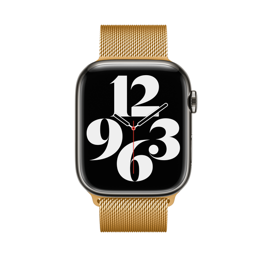 Gold Magnetic Milanese Loop for Apple Watch