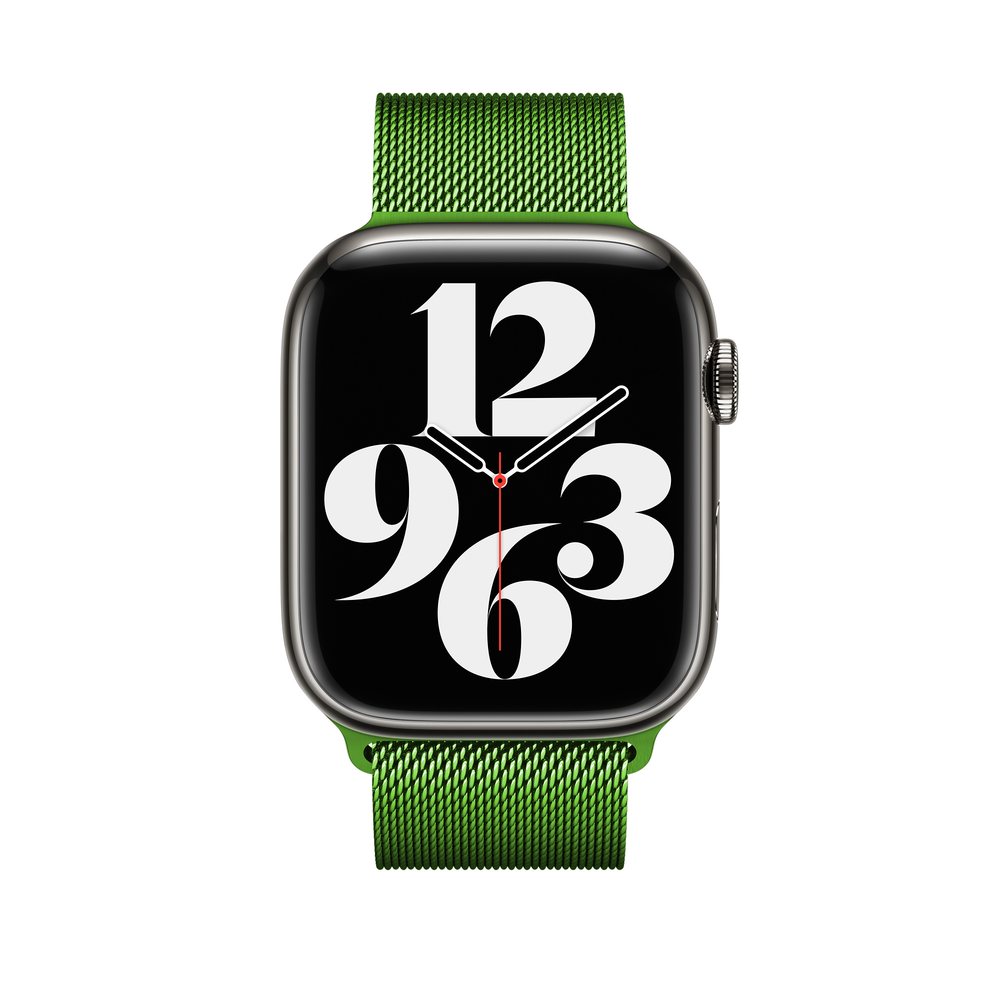 Green Magnetic Milanese Loop for Apple Watch