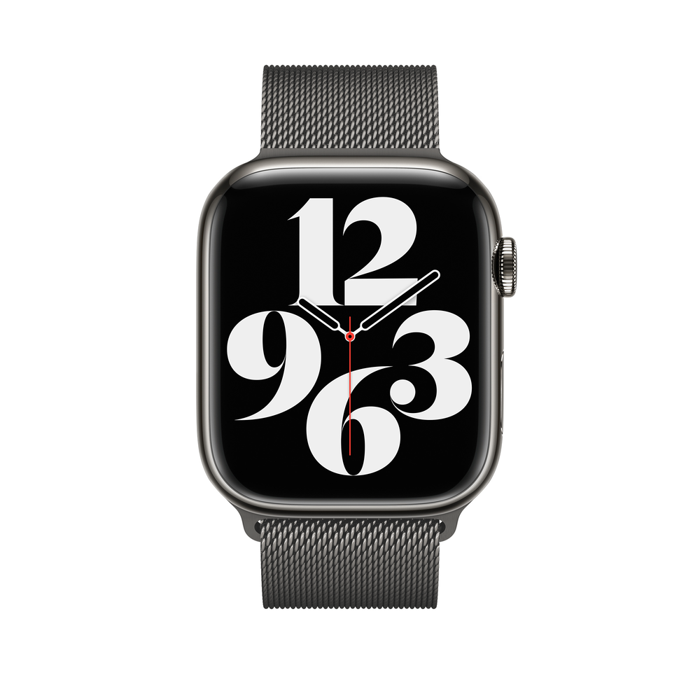 Grey Magnetic Milanese Loop for Apple Watch