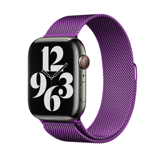 Purple Magnetic Milanese Loop for Apple Watch