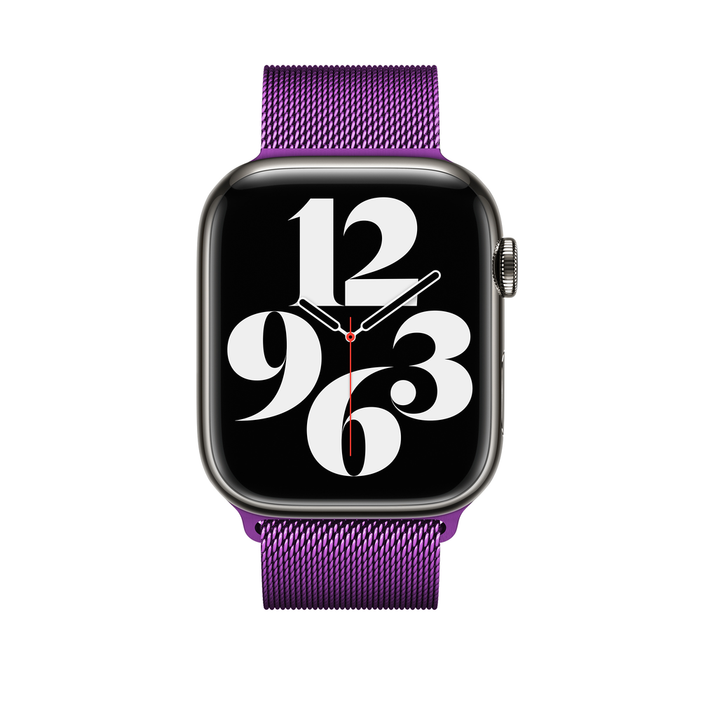 Purple Magnetic Milanese Loop for Apple Watch