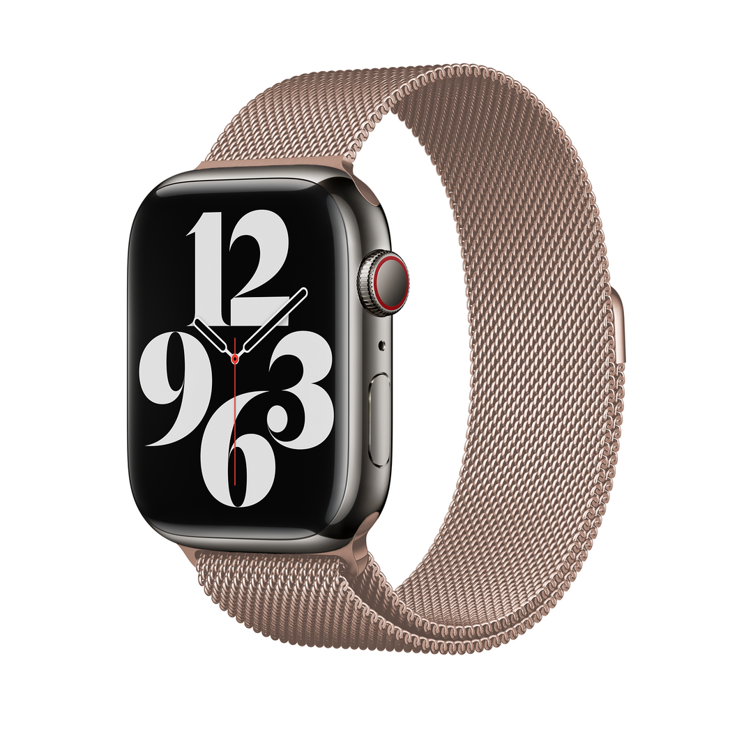 Rose Gold Magnetic Milanese Loop for Apple Watch
