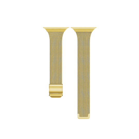 Gold Slim Milanese for Apple Watch Band View