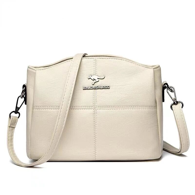 Bally-Inspired Leather Handbag – Structured 9 × 7 × 5-Inch Design