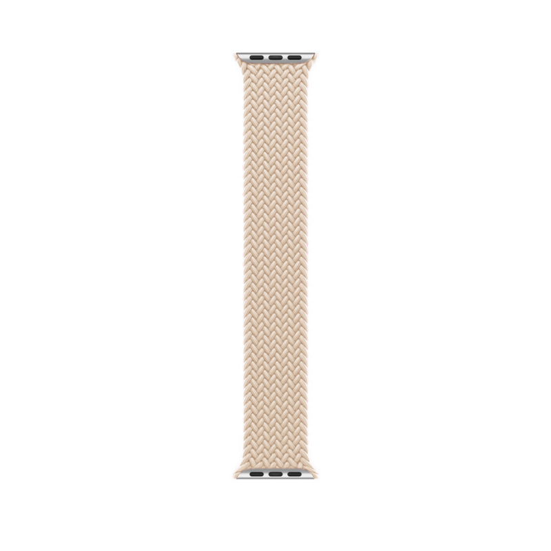 Beige Braided Solo Loop for Apple Watch - Band View