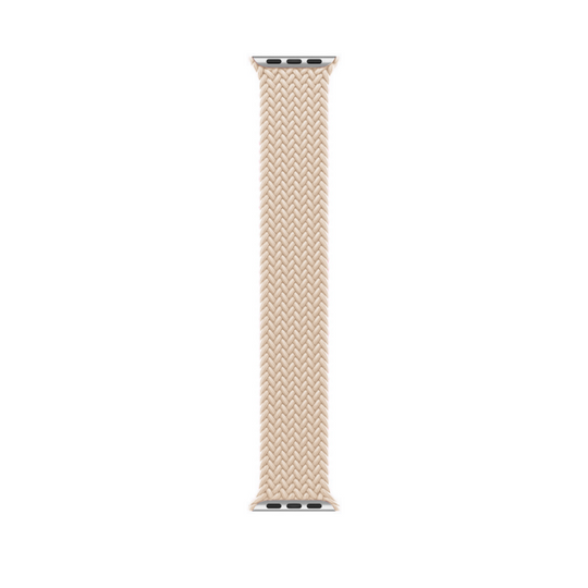 Beige Braided Solo Loop for Apple Watch - Band View