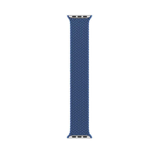 Blue Braided Solo Loop for Apple Watch - Band View