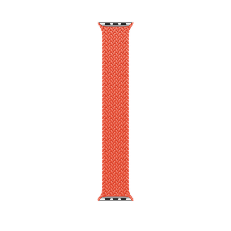 Electric Orange Braided Solo Loop for Apple Watch - Band View
