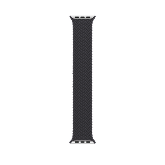 Grey Braided Solo Loop Apple Watch Straps - Band View