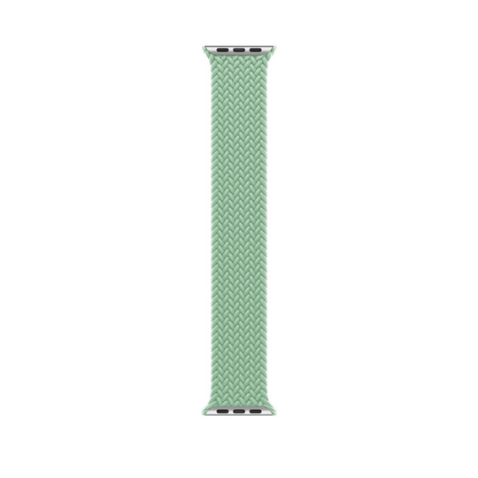 Pistachio Braided Solo Loop for Apple Watch - Band View