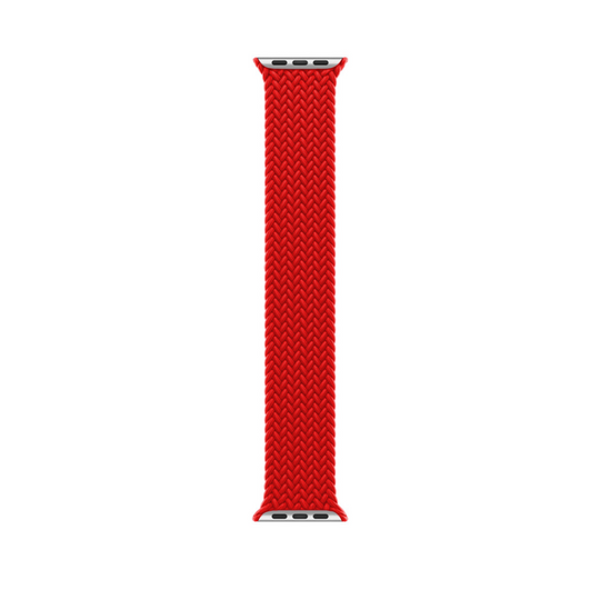 Red Braided Solo Loop for Apple Watch - Band View