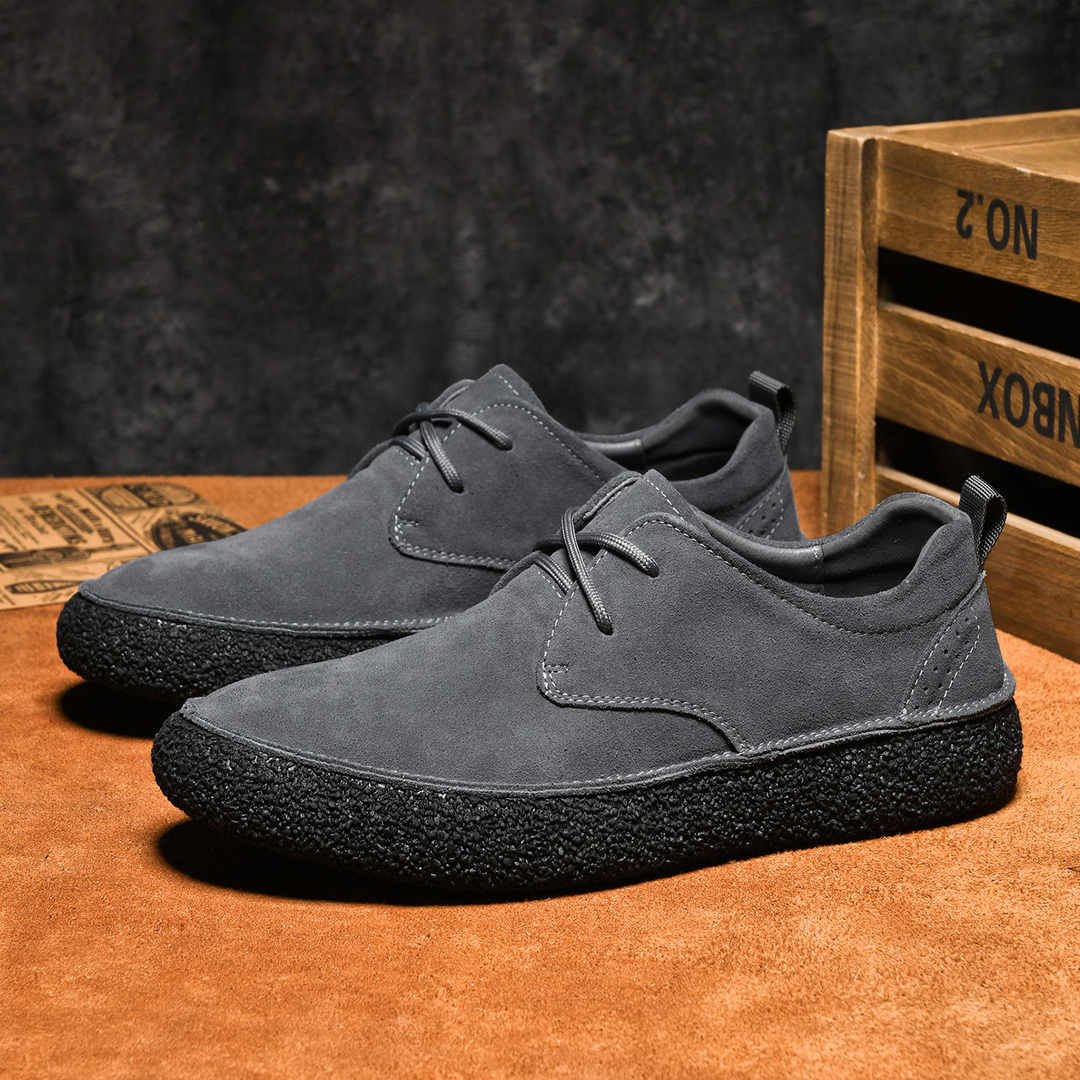 Bristol Premium Suede Shoes with Padded Lining, Sizes 38–44