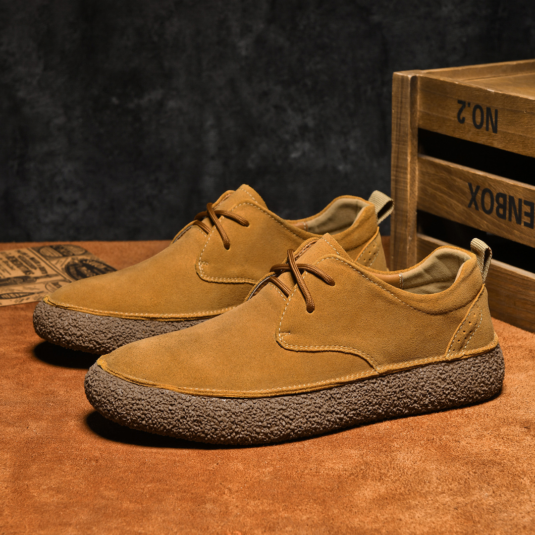 Bristol Premium Suede Shoes with Padded Lining, Sizes 38–44