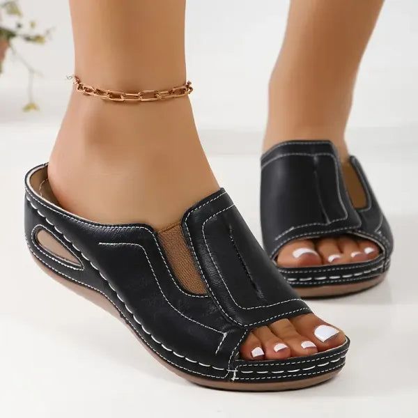 Camilla Women’s Adjustable Walking Sandals with Ergonomic Footbed