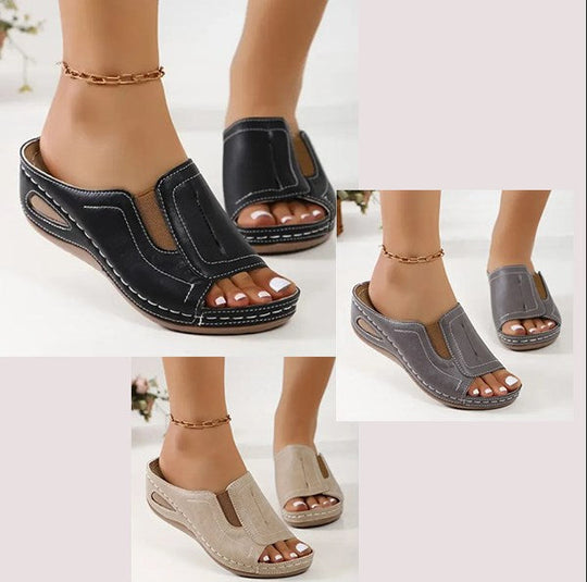 Camilla Women’s Adjustable Walking Sandals with Ergonomic Footbed