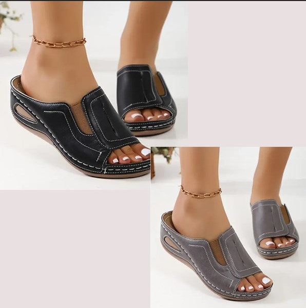 Camilla Women’s Adjustable Walking Sandals with Ergonomic Footbed