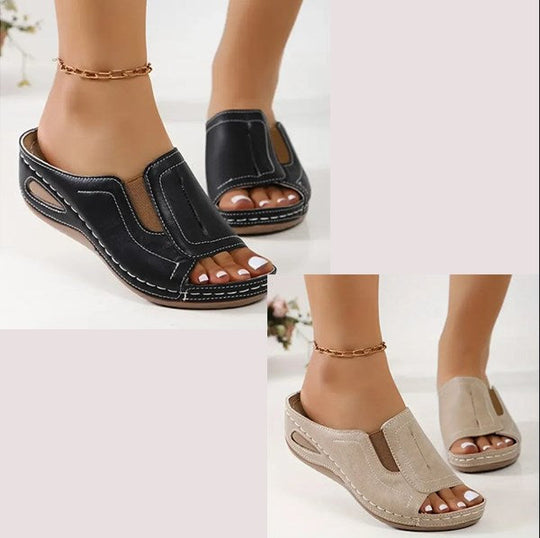 Camilla Women’s Adjustable Walking Sandals with Ergonomic Footbed