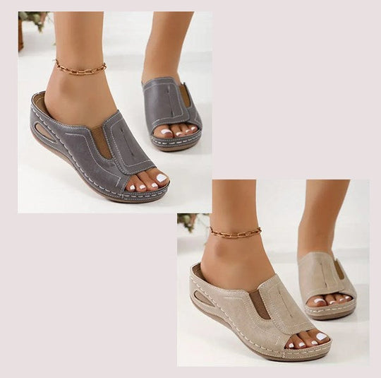Camilla Women’s Adjustable Walking Sandals with Ergonomic Footbed