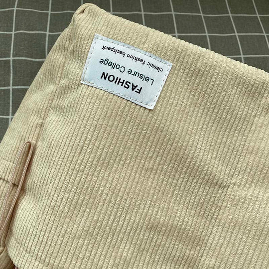 Corduroy Crossbody Bag – Lightweight Everyday Shoulder Bag