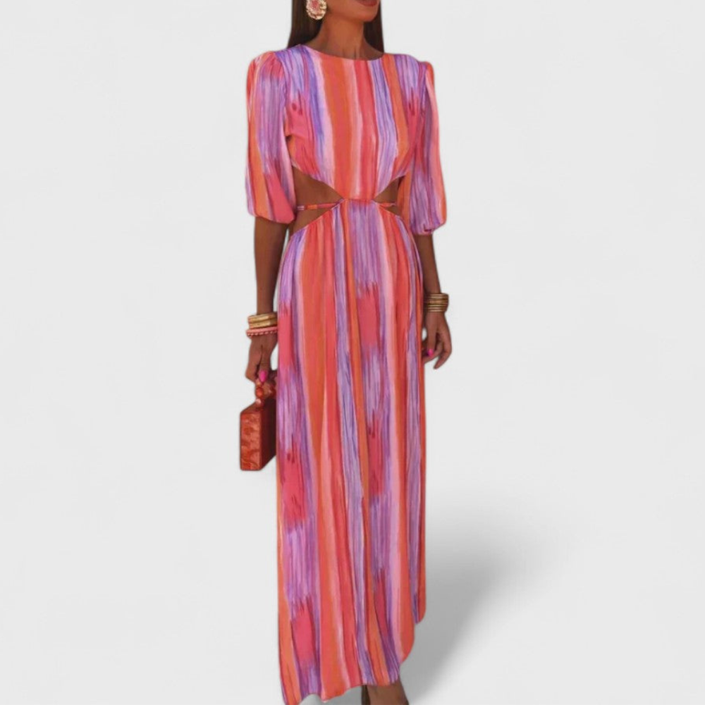 DELACROIX Éclat Riviera Maxi Dress – Flowing Women’s Summer Style