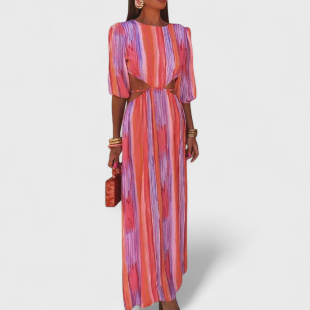 DELACROIX Éclat Riviera Maxi Dress – Flowing Women’s Summer Style