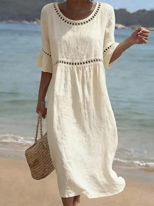 Flattering Flowing Midi Dress