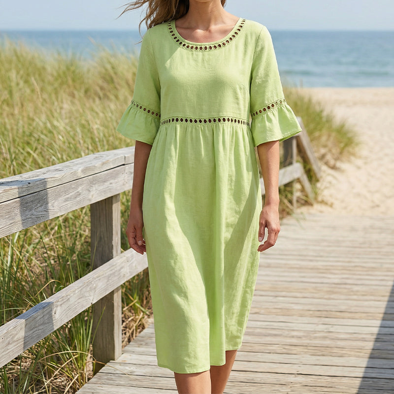 Flattering Flowing Midi Dress