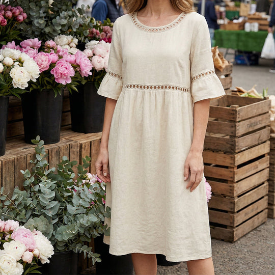 Flattering Flowing Midi Dress