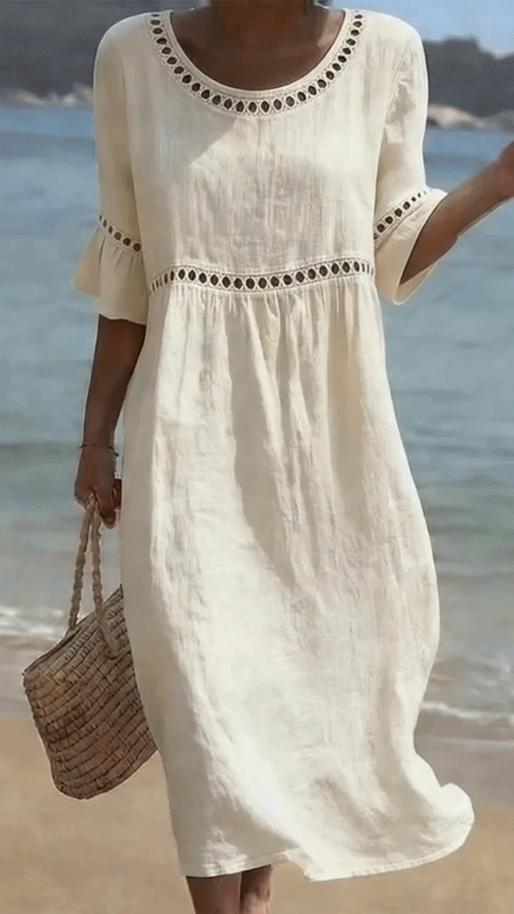 Flattering Flowing Midi Dress