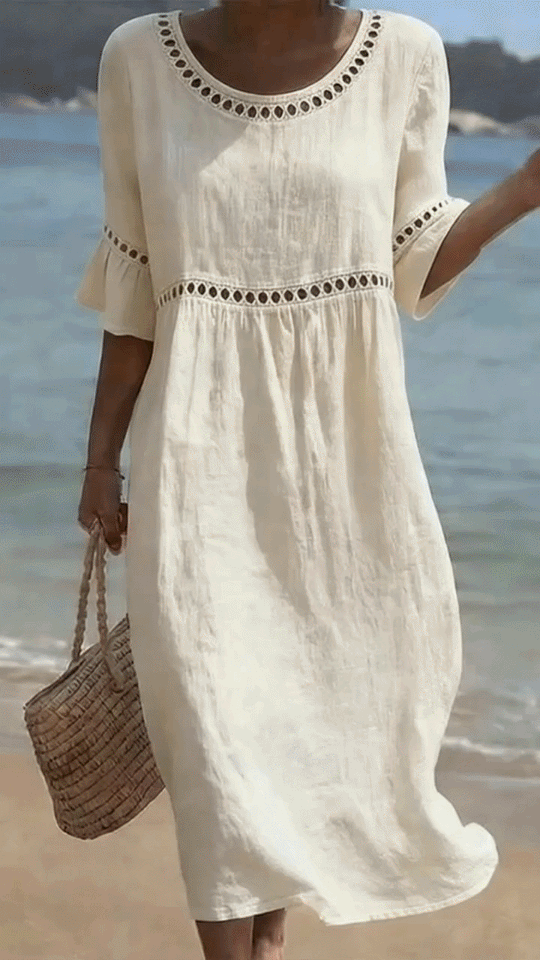 Flattering Flowing Midi Dress