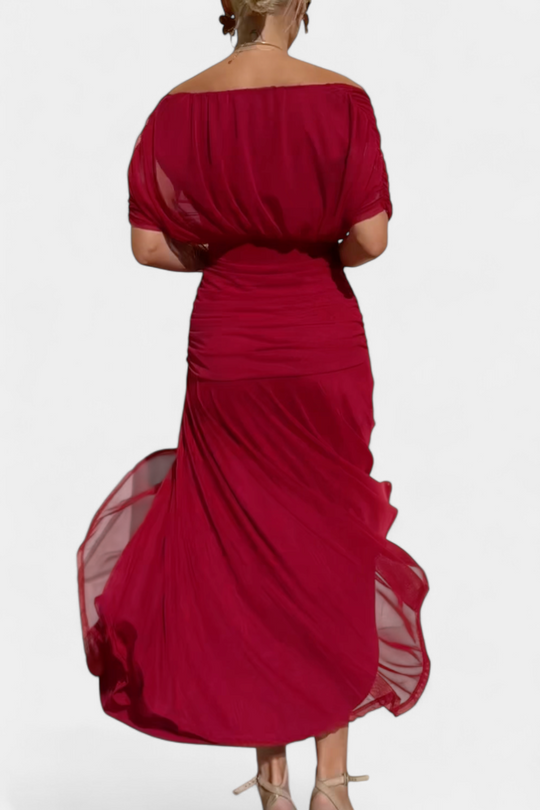 Floral V-Neck Maxi Dress – Flowing Romantic Occasion Style