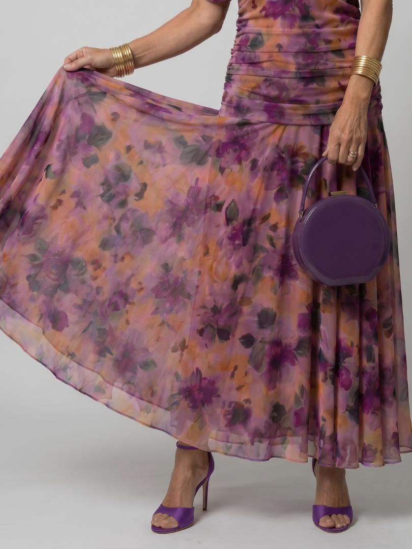 Flowing Off-Shoulder Midi Dress