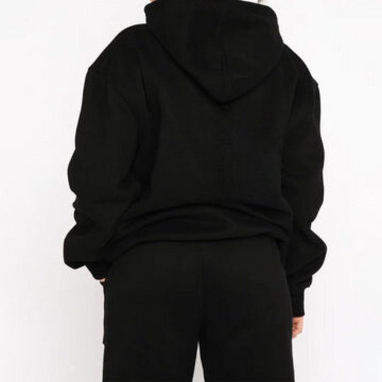 Hooded Tracksuit Set – Breathable Relaxed Jogging Outfit