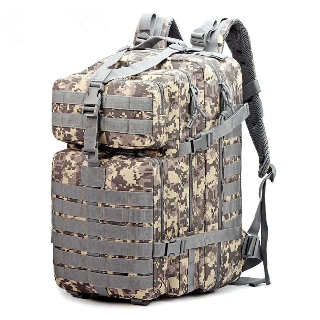 50L Emergency Tactical Backpack – 14 Compartments and MOLLE System