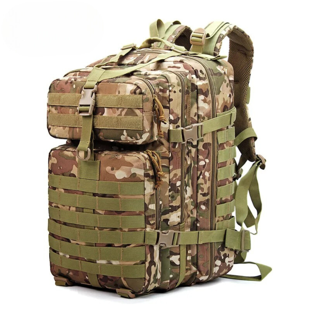 50L Emergency Tactical Backpack – 14 Compartments and MOLLE System