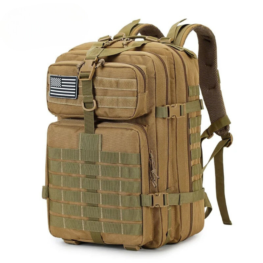 50L Emergency Tactical Backpack – 14 Compartments and MOLLE System