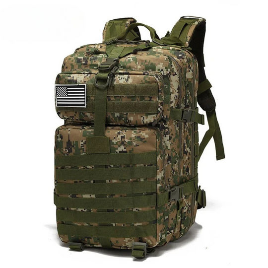 50L Emergency Tactical Backpack – 14 Compartments and MOLLE System