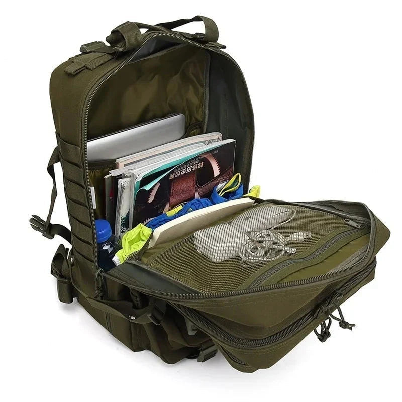 50L Emergency Tactical Backpack – 14 Compartments and MOLLE System