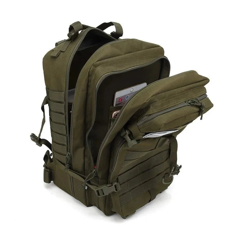 50L Emergency Tactical Backpack – 14 Compartments and MOLLE System