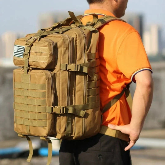 50L Emergency Tactical Backpack – 14 Compartments and MOLLE System